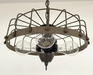 Rustic Industrial Cage Chandelier Light - Sweatfully