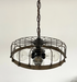 Rustic Industrial Cage Chandelier Light - Sweatfully