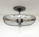 Industrial Farmhouse Screen Flush Mount Ceiling Light - Sweatfully