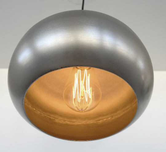 Modern Polished Steel Pendant Chandelier Light - Sweatfully