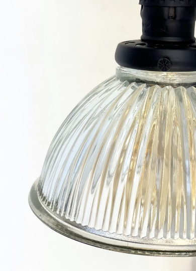 Glass Wall Sconce Light Fixture Factory Holophane Shade - Sweatfully