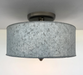 Galvanized Barn Drum Modern Farmhouse Ceiling Light - Sweatfully