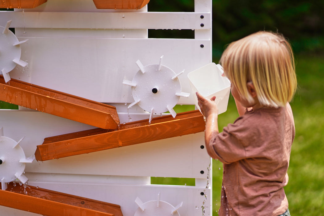 Avenlur Large Wooden Water Table – Multi-Level Sensory Play Station - Sweatfully