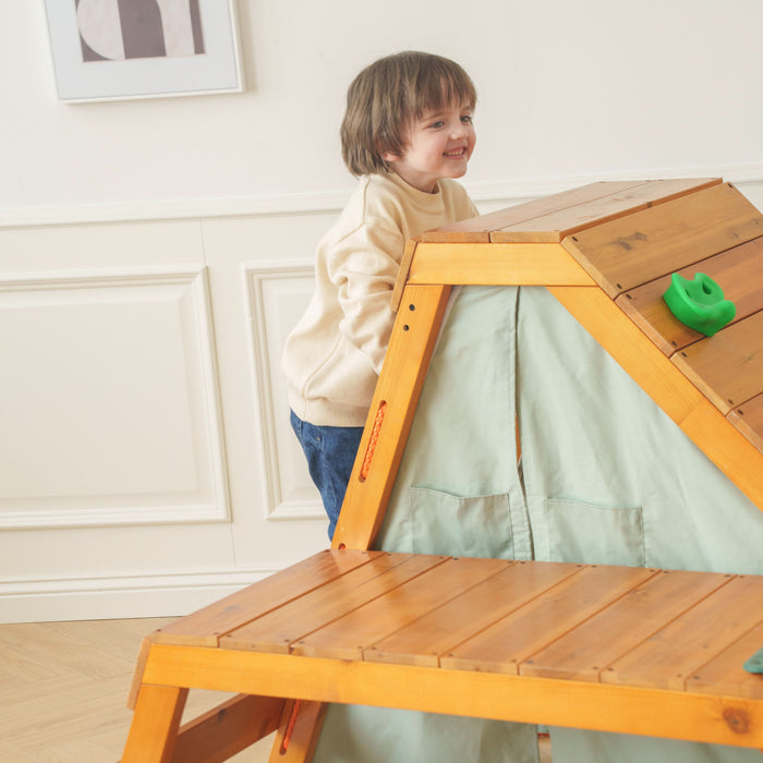 Palm - 5-in-1 Outdoor and Indoor Playground Playset - Sweatfully
