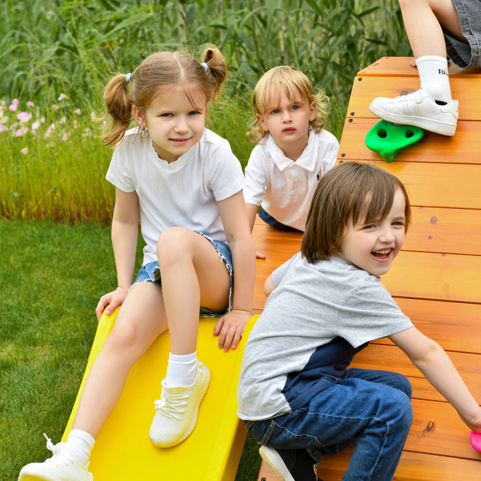 Palm - 5-in-1 Outdoor and Indoor Playground Playset - Sweatfully