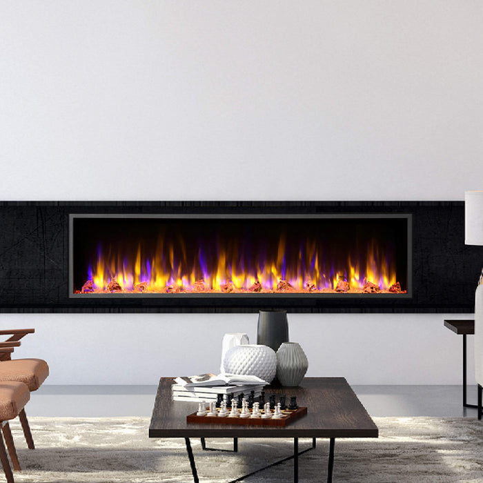 Dynasty Harmony 64" Recessed Smart Linear Electric Fireplace [DY-BEF64] (SAK25894) - Sweatfully