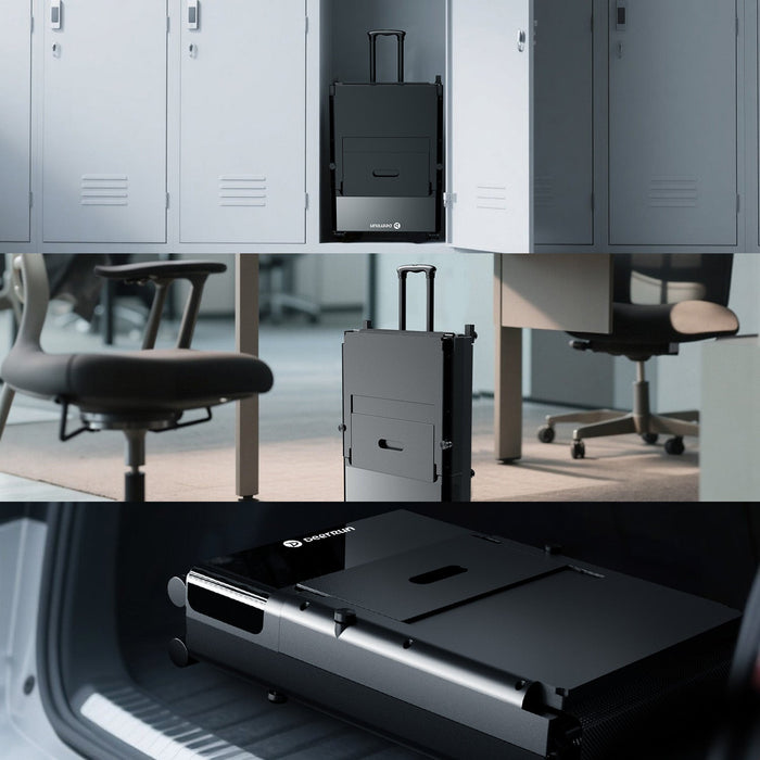 DeerRun Z20 Suitcase-Style Treadmill – Foldable Deck, Ultra Compact with LED Display - Sweatfully