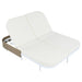 Outdoor Daybed, Patio Rattan Daybed with 5-Position Adjustable Backrest and Removable Cushions & Pillows for Garden, Backyard, Poolside - Sweatfully