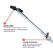 6" Electric Early Entry Green Concrete Saw with 110V Motor - Sweatfully
