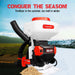 5 Gal Battery-Powered Fertilizer Spreader Broadcast Lawn Seed Ice Melt Salt - Sweatfully