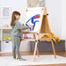 Foldable Kids Easel – 3 Adjustable Heights, Art Station for Drawing & Painting - Sweatfully