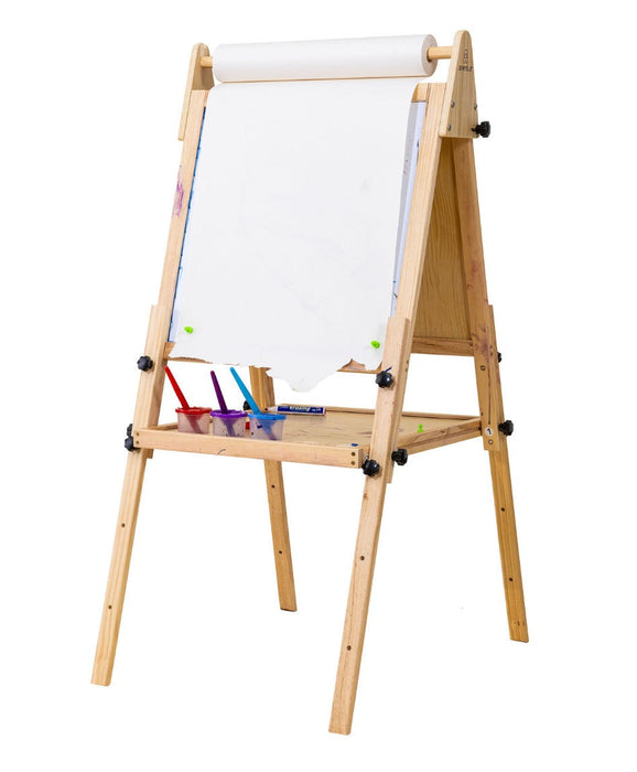 Foldable Kids Easel – 3 Adjustable Heights, Art Station for Drawing & Painting - Sweatfully