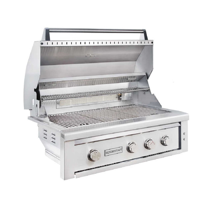 Edgestar 89K BTU 36" Wide Natural Gas Built In Grill With Insulated Jacket And Double Access Doors (SAK31258) - Sweatfully