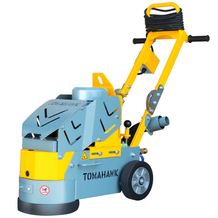 10" Electric Concrete Floor Grinder 1.5HP Motor for Smoothing, Floor Prep, Coatings - Sweatfully