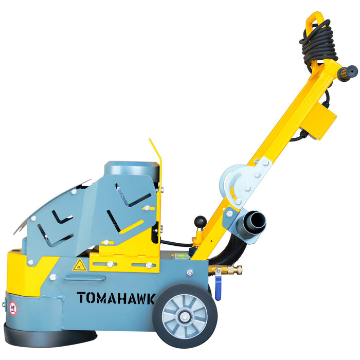 10" Electric Concrete Floor Grinder 1.5HP Motor for Smoothing, Floor Prep, Coatings - Sweatfully