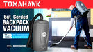 Electric Backpack Vacuum 6 qt Lightweight Commercial High-Performance Cleaning Solution - Sweatfully