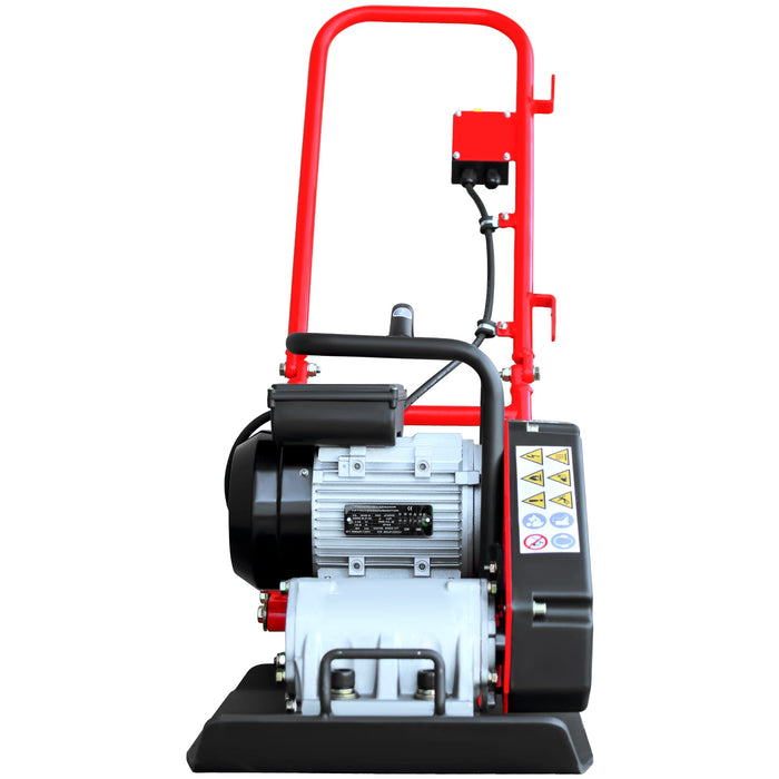 2 HP Electric Vibratory Plate Compactor Tamper for Gravel Soil Compaction - Sweatfully