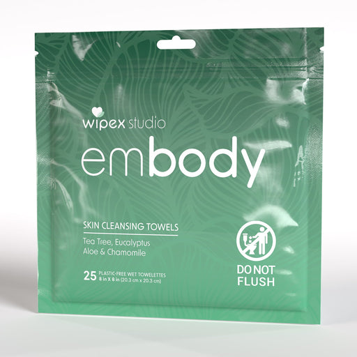 Embody® Body Wipes – Instant Reset After Movement | 25ct Travel Pack - Sweatfully