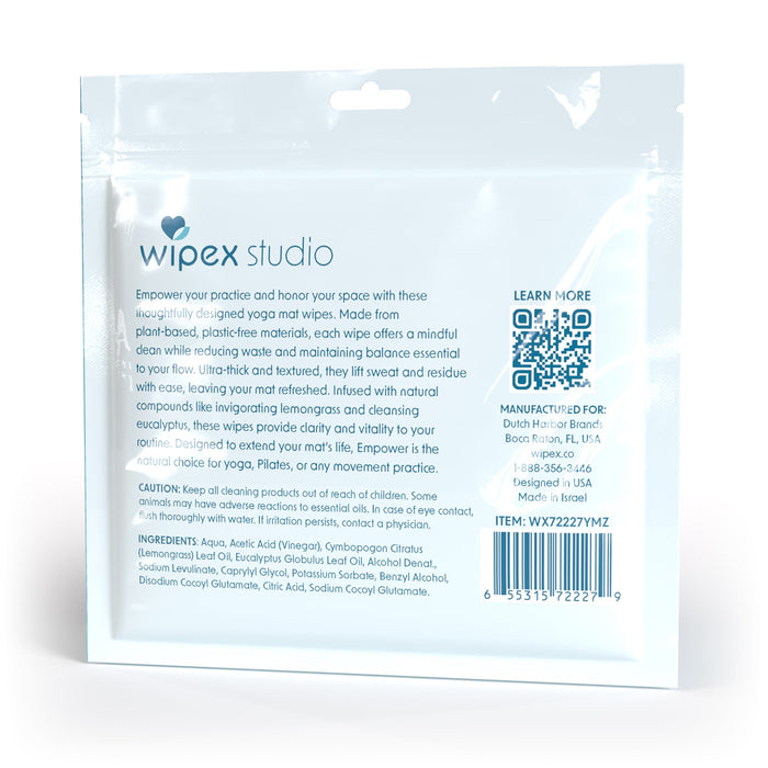 Empower® Mat Wipes – On-the-Go Freshness for the Everyday Yogi | 25ct Travel Pack - Sweatfully