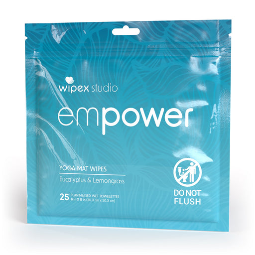 Empower® Mat Wipes – On-the-Go Freshness for the Everyday Yogi | 25ct Travel Pack - Sweatfully