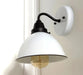 White Enamel Wall SCONCE Farmhouse Lighting - Sweatfully