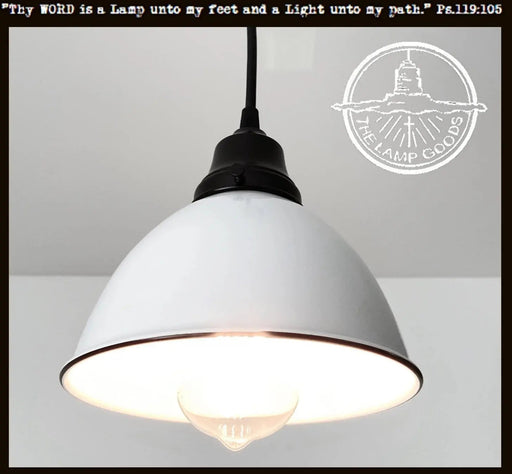Modern Farmhouse White Pendant Light - Sweatfully