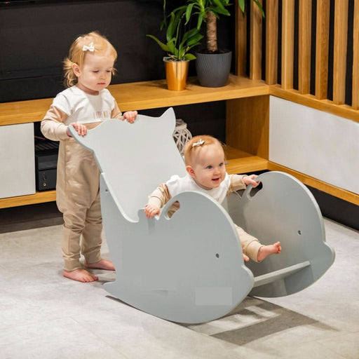 Ellery- Dolphin Rocking Chair - Sweatfully