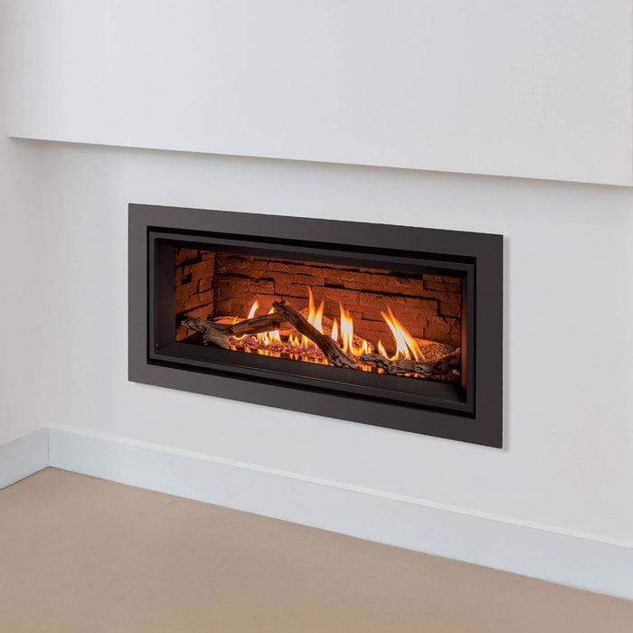 Enviro Linear Nova Direct Vent Natural Gas Fireplace With Burner Tray, Vermiculite, Steel Liner & LP Conversion Kit [C34-2] (SAK50281) - Sweatfully