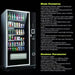 Epx Large 6FT Snacks And Drinks Combo Vending Machine With Dual Zone Refrigeration And Bill Acceptor [EP-G654] (SAK47539) - Sweatfully