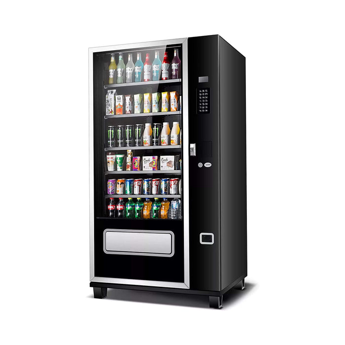 Epx Large 6FT Snacks And Drinks Combo Vending Machine With Dual Zone Refrigeration And Bill Acceptor [EP-G654] (SAK47539) - Sweatfully