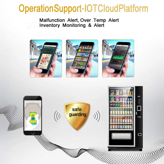 Epx Large 6FT Snacks And Drinks Combo Vending Machine With Dual Zone Refrigeration And Bill Acceptor [EP-G654] (SAK47539) - Sweatfully