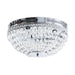 14" Erhard 3-Light Chrome Flush Mount Light - Sweatfully