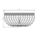 14" Erhard 3-Light Chrome Flush Mount Light - Sweatfully