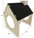 Evergreen- Children's Playhouse with Chalkboard Roof - Sweatfully
