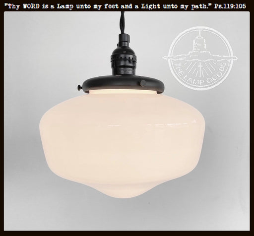 Schoolhouse Heritage Pendant Light - Sweatfully