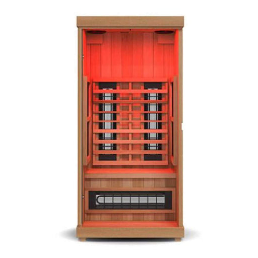 Finnmark FD-1 Full Spectrum 1-Person Home Infrared Sauna With Bluetooth Audio [FD-KN001] (SAK18374) - Sweatfully