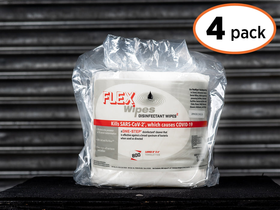 FLEXWIPES 800 Count Roll - 4 pack - Sweatfully