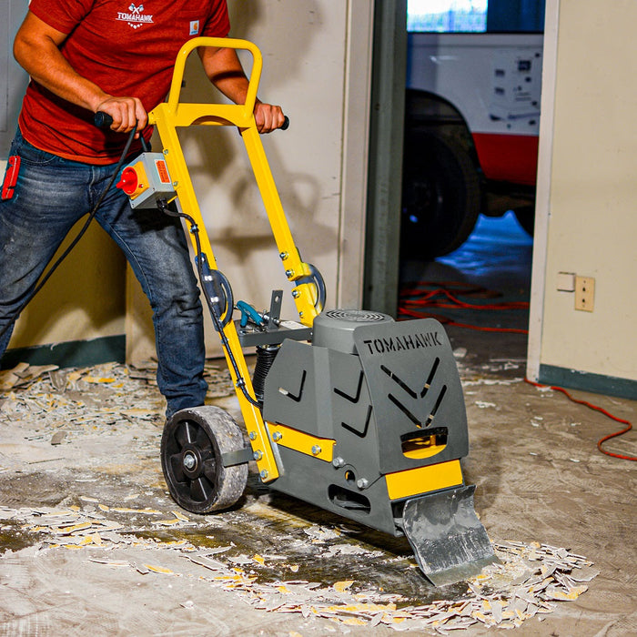 Electric Floor Scraper Vinyl Stripper Carpet Wood Floor Remover - Sweatfully