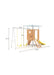 Forest Small Outdoor Toddler Swing Set | Compact Wooden Swing Frame for Babies & Kids - Sweatfully