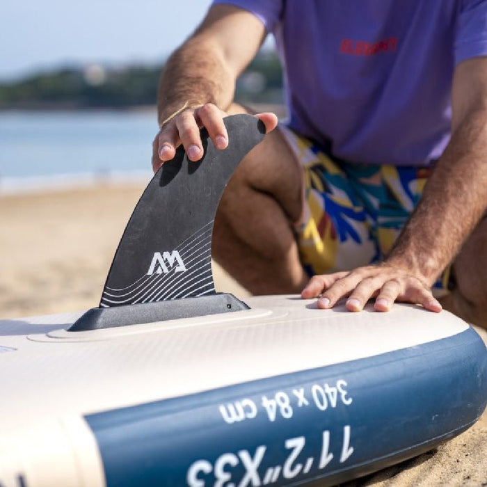 Aqua Marina Magma BT-23MAP All-Around Inflatable SUP With Carbon Hybrid Paddle, 11FT (SAK35791) - Sweatfully