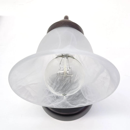 Frosted Milk Glass Wall Light - Sweatfully