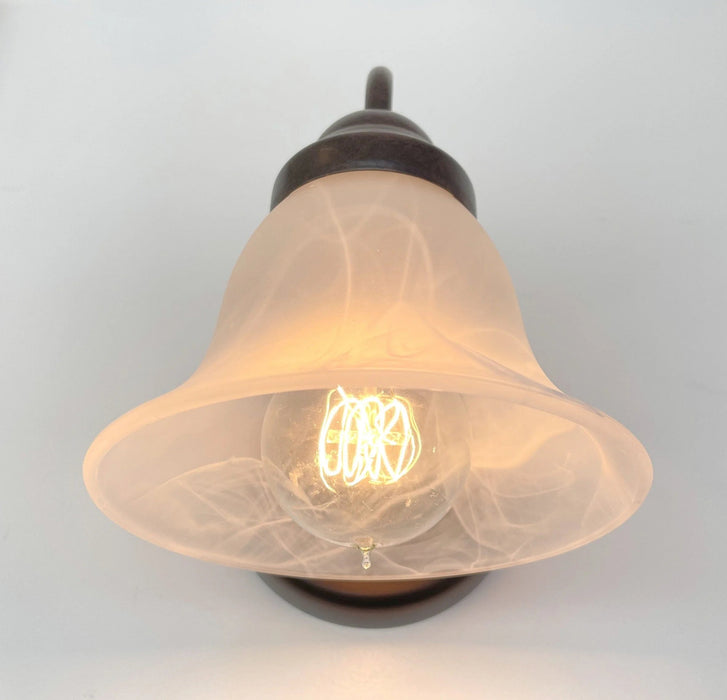 Frosted Milk Glass Wall Light - Sweatfully