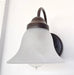 Frosted Milk Glass Wall Light - Sweatfully