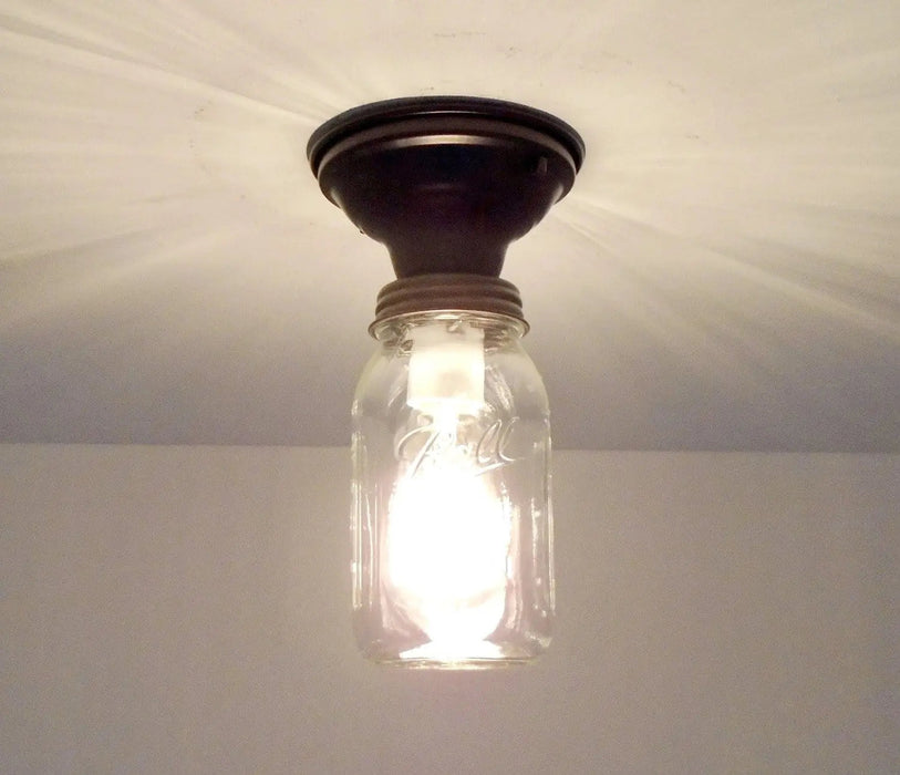 Mason Jar Ceiling LIGHT - Sweatfully