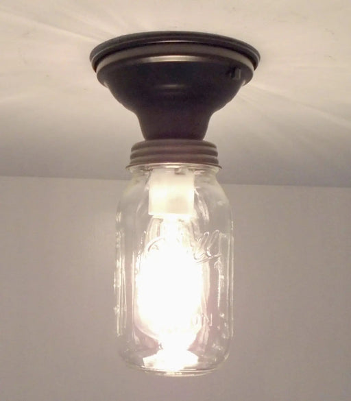 Mason Jar Ceiling LIGHT - Sweatfully
