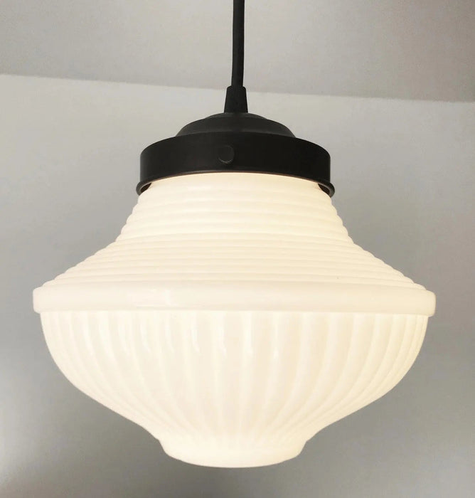 Traditional Schoolhouse Pendant Light - Sweatfully