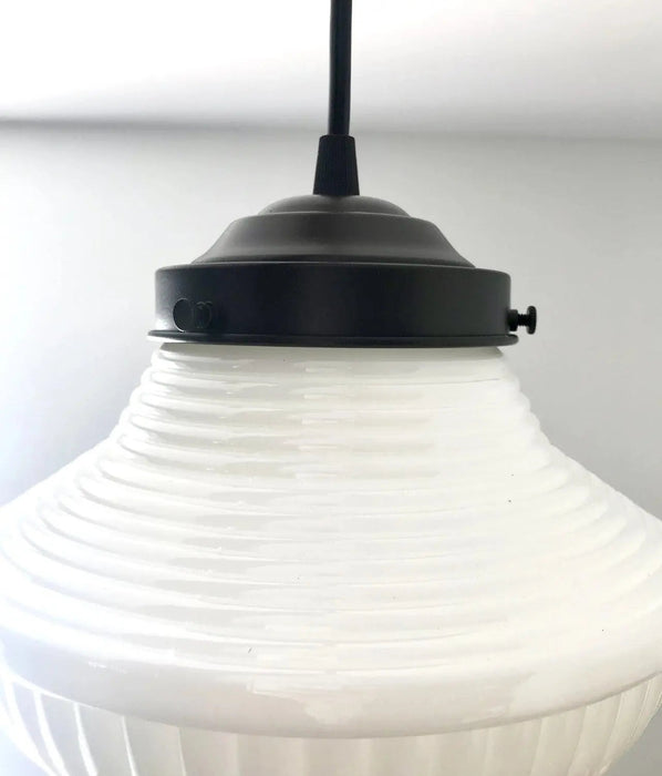 Traditional Schoolhouse Pendant Light - Sweatfully