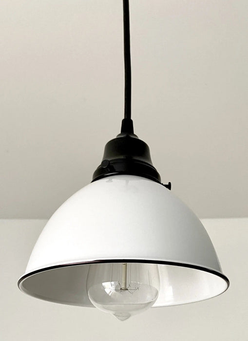 Modern Farmhouse White Pendant Light - Sweatfully