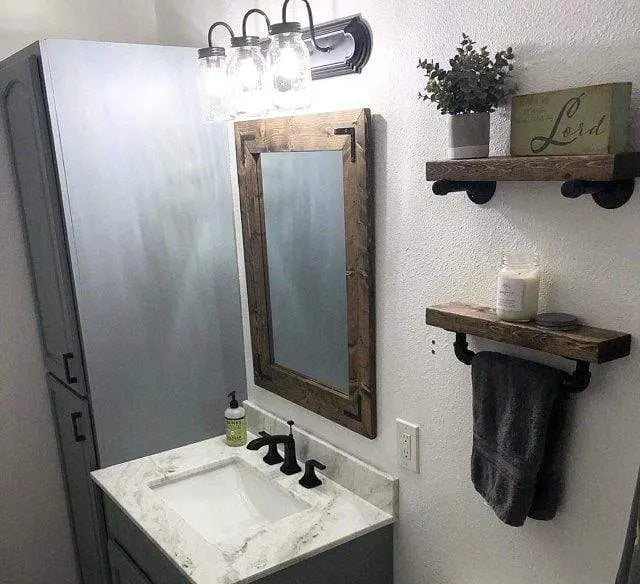 Mason Jar Bathroom Vanity Light - Sweatfully