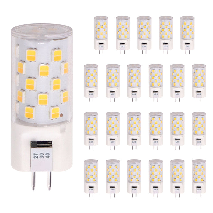 Gardenreet G4 LED Bulbs JC Bi-Pin Base Light Bulbs 3W AC/DC 12V 20W-30W T3 Halogen Bulb Replacement Landscape Bulbs(2700/3000/4000/5000K) - Sweatfully